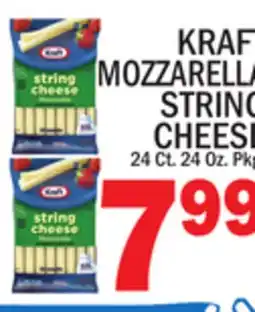 C Town KRAFT MOZZARELLA STRING CHEESE offer