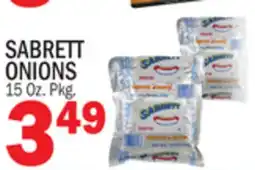 C Town SABRETT ONIONS offer