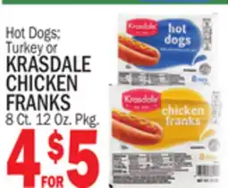 C Town KRASDALE CHICKEN FRANKS offer