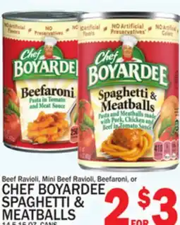 C Town CHEF BOYARDEE SPAGHETTI & MEATBALLS offer