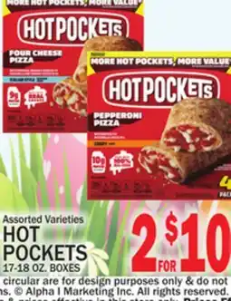 C Town HOT POCKETS offer