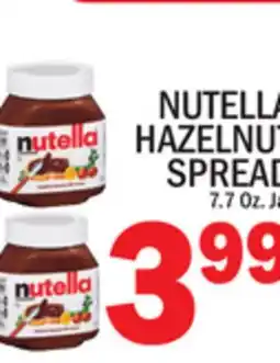 C Town NUTELLA HAZELNUT SPREAD offer