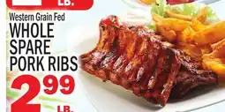 C Town WHOLE SPARE PORK RIBS offer