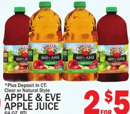 C Town APPLE & EVE APPLE JUICE offer
