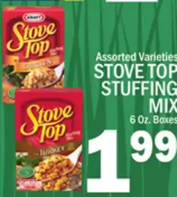 C Town STOVE TOP STUFFING MIX 6 Oz. Boxes offer