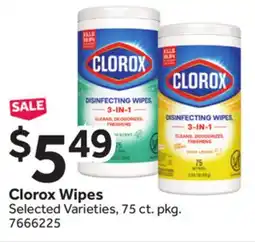 Stop&Shop Clorox Wipes offer