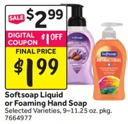 Stop&Shop Softsoap Liquid or Foaming Hand Soap offer