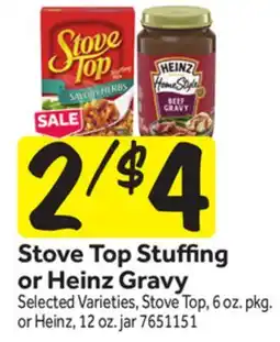 Stop&Shop Stove Top Stuffing or Heinz Gravy offer