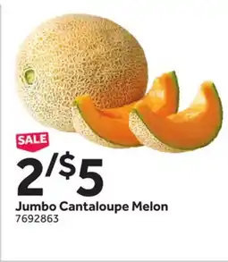 Stop&Shop Jumbo Cantaloupe Melon offer