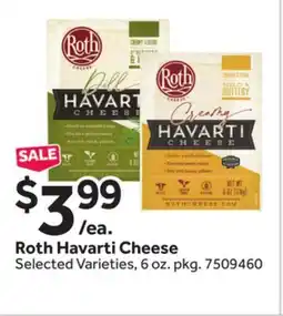 Stop&Shop Roth Havarti Cheese offer