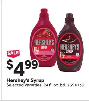 Stop&Shop Hershey's Syrup offer