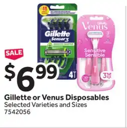 Stop&Shop Gillette or Venus Disposables offer