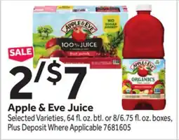 Stop&Shop Apple & Eve Juice offer