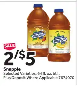 Stop&Shop Snapple offer