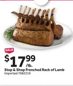 Stop&Shop Stop & Shop Frenched Rack of Lamb offer