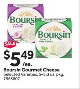 Stop&Shop Boursin Gourmet Cheese offer