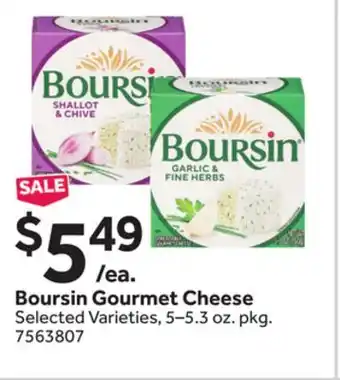 Stop&Shop Boursin Gourmet Cheese offer