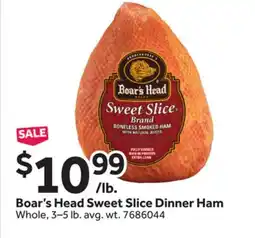 Stop&Shop Boar's Head Sweet Slice Dinner Ham offer