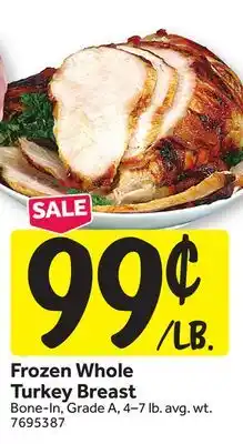 Stop&Shop Frozen Whole Turkey Breast offer