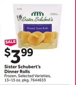 Stop&Shop Sister Schubert's Dinner Rolls offer