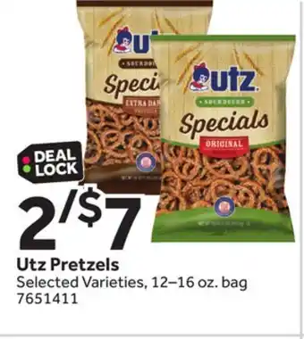 Stop&Shop Utz Pretzels offer