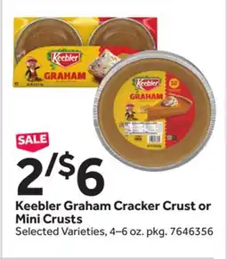 Stop&Shop Keebler Graham Cracker Crust or Mini Crusts offer