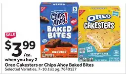 Stop&Shop Oreo Cakesters or Chips Ahoy Baked Bites offer