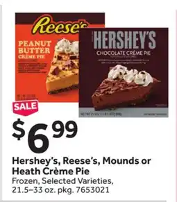 Stop&Shop Hershey's, Reese's, Mounds or Heath Crème Pie offer