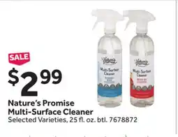 Stop&Shop Nature's Promise Multi-Surface Cleaner offer