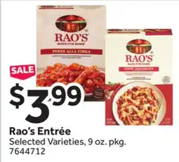 Stop&Shop Rao's Entrée offer