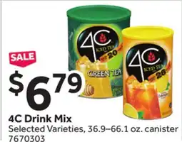 Stop&Shop 4C Drink Mix offer