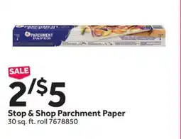 Stop&Shop Stop & Shop Parchment Paper offer