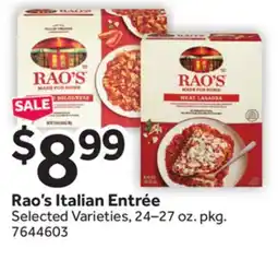 Stop&Shop Rao's Italian Entrée offer