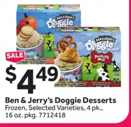 Stop&Shop Ben & Jerry's Doggie Desserts offer