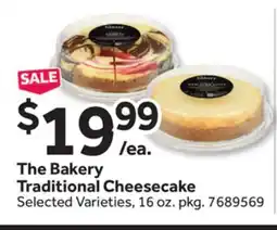 Stop&Shop The Bakery Traditional Cheesecake offer