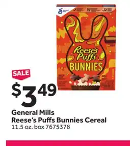 Stop&Shop General Mills Reese's Puff s Bunnies Cereal offer