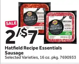 Stop&Shop Hatfield Recipe Essentials Sausage offer