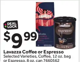 Stop&Shop Lavazza Coffee or Espresso offer