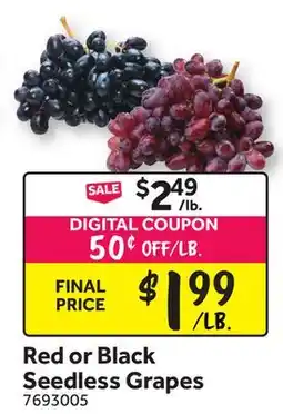 Stop&Shop Red or Black Seedless Grapes offer