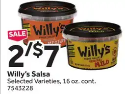 Stop&Shop Willy's Salsa offer