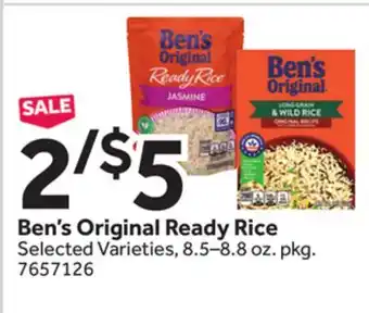 Stop&Shop Ben's Original Ready Rice offer