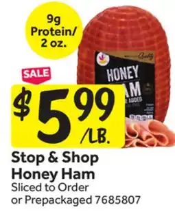 Stop&Shop Stop & Shop Honey Ham offer