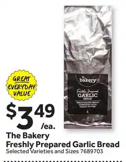 Stop&Shop The Bakery Freshly Prepared Garlic Bread offer