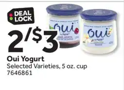 Stop&Shop Oui Yogurt offer
