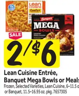Stop&Shop Lean Cuisine Entrée, Banquet Mega Bowls or Meals offer