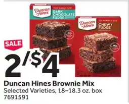 Stop&Shop Duncan Hines Brownie Mix offer