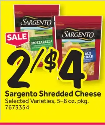 Stop&Shop Sargento Shredded Cheese offer