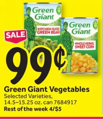 Stop&Shop Green Giant Vegetables offer