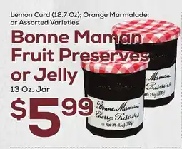 DeCicco & Sons Bonne Maman Fruit Preserves or Jelly offer