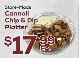 DeCicco & Sons Cannoli Chip & Dip Platter offer